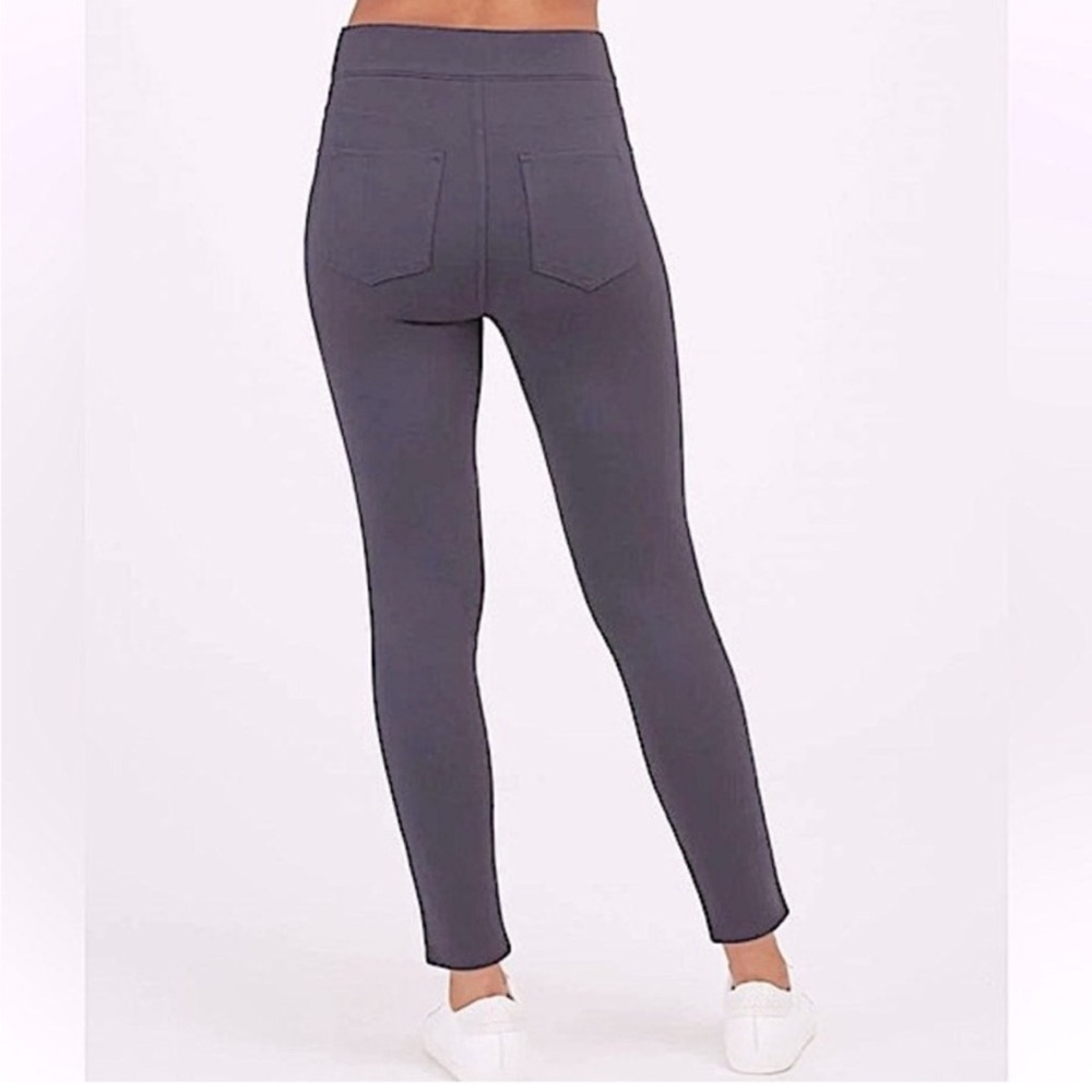 Spanx The Perfect Ankle‎ Pants 4 Pocket Style Charcoal Gray Size L - Picture 2 of 13
